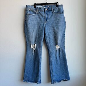 J. Crew 9” Billie Demi Boot Crop Jeans Blue Wash Ankle Cropped Stretch Size 33